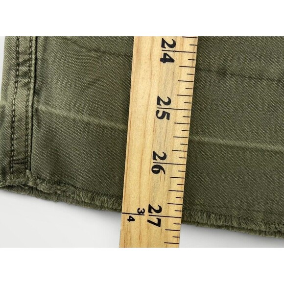 Abercrombie & Fitch Pants Womens 28‎ 6 Chino Green Floral Boyfriend Casual 28x27 - Picture 9 of 11